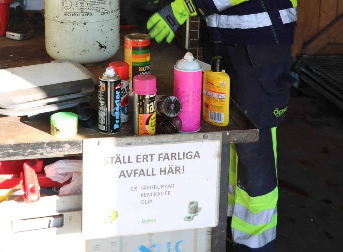 Nu kan du lämna farligt avfall igen!