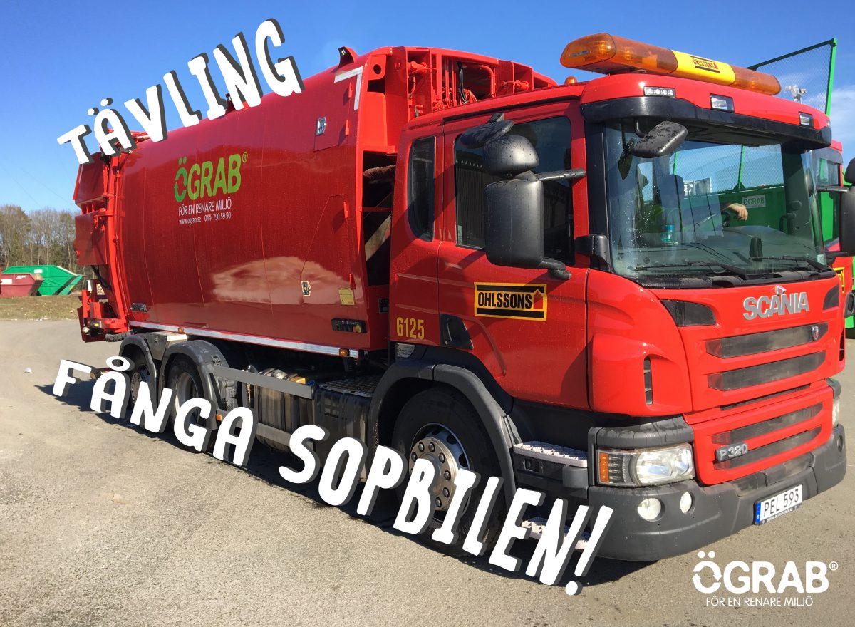 FÅNGA SOPBILEN!