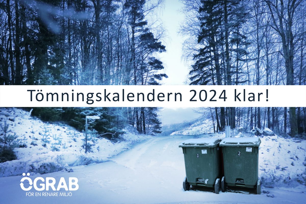 Tömningskalendern 2024 klar!