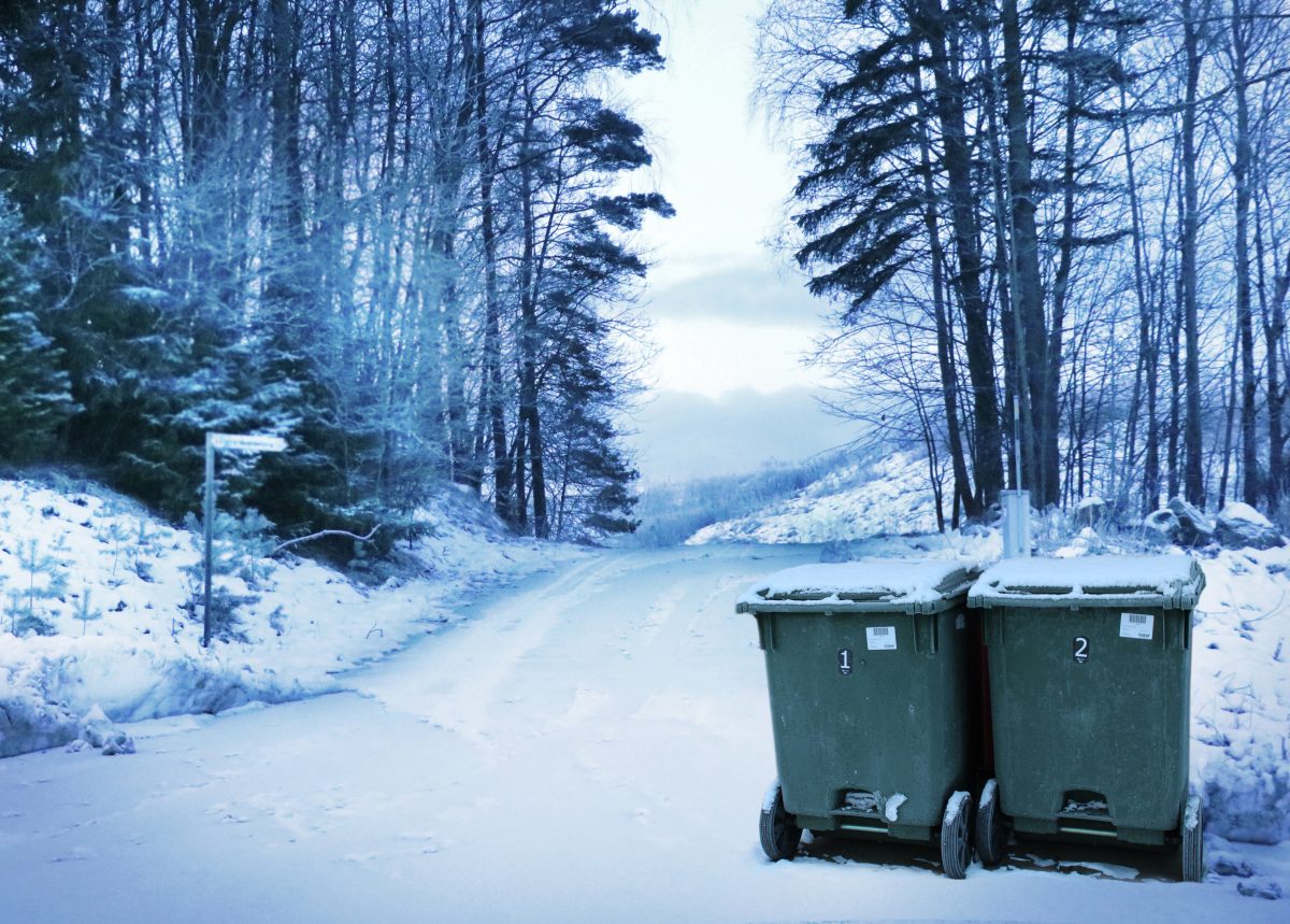 Tips inför tömning av avfall på vintern.