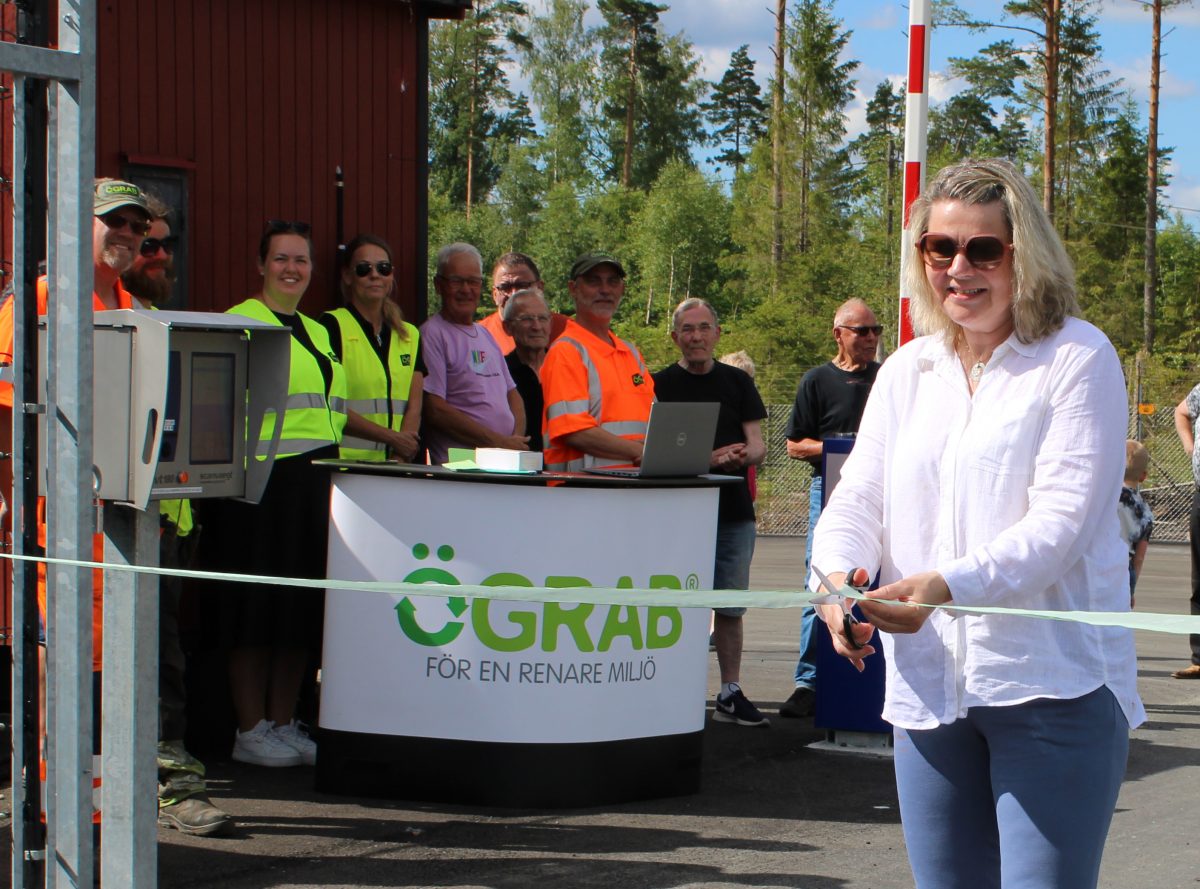 Invigning av nya ÅVC i Lönsboda
