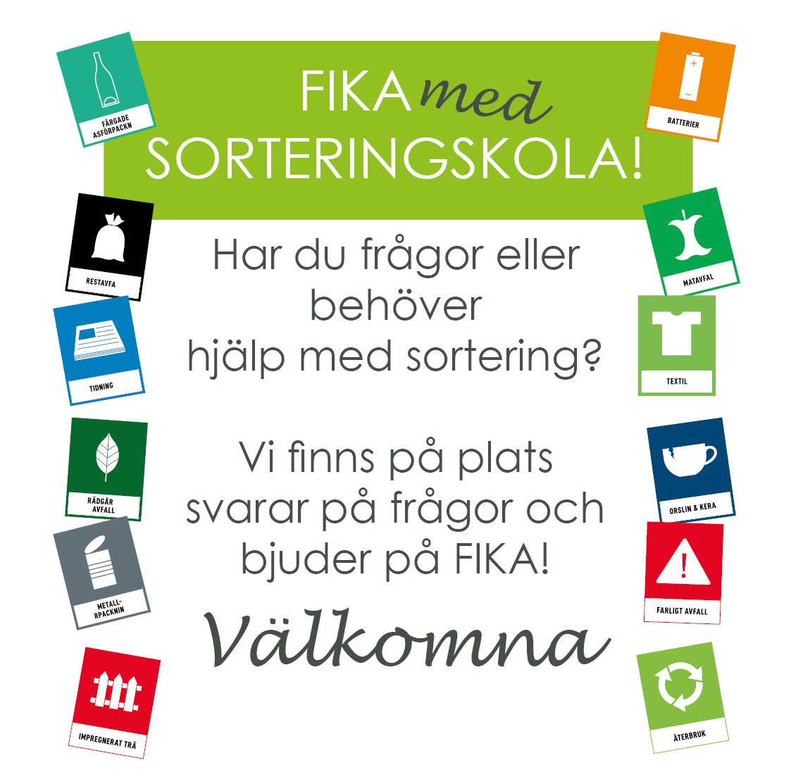 Fika med Sorteringskola