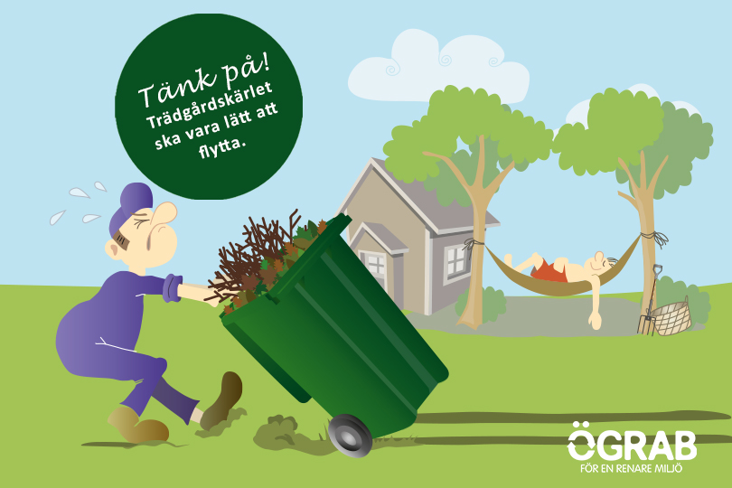Tömning av trädgårdsavfall