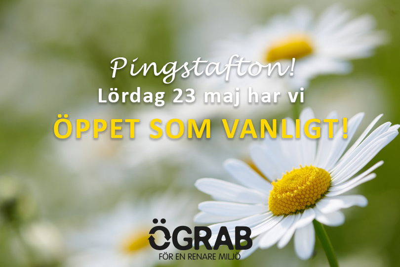 Öppet Pingsafton