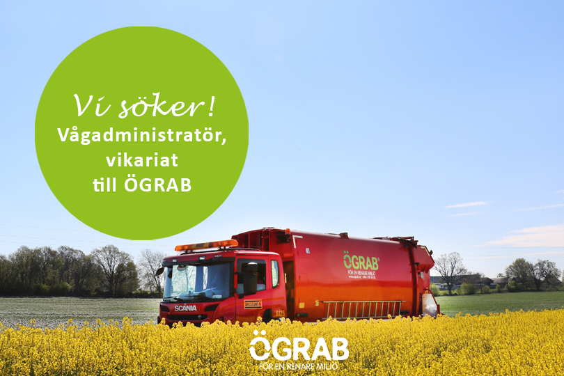 Vågadministratör vikariat