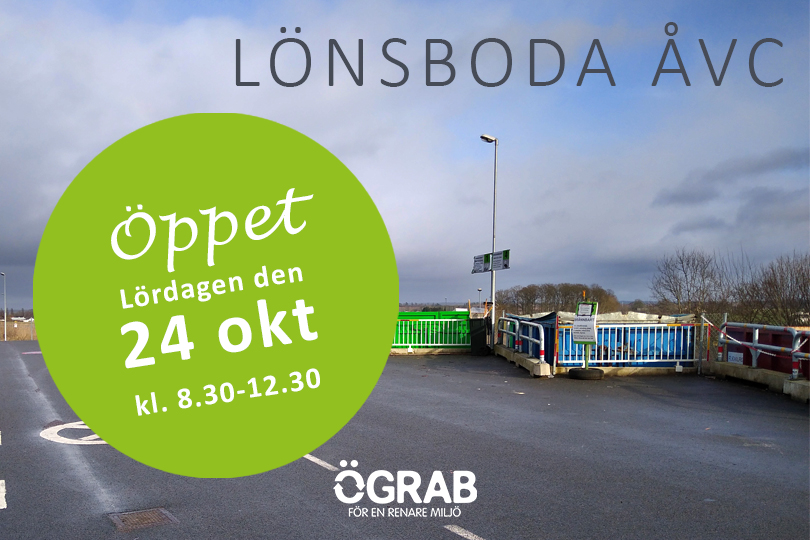 Lönsboda ÅVC Öppet 24 okt