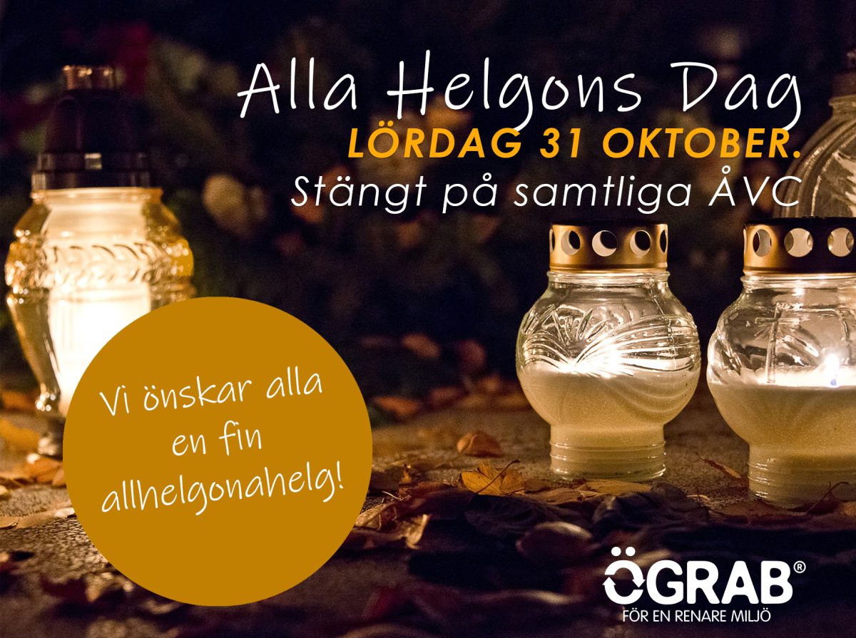 STÄNGT Alla helgons dag